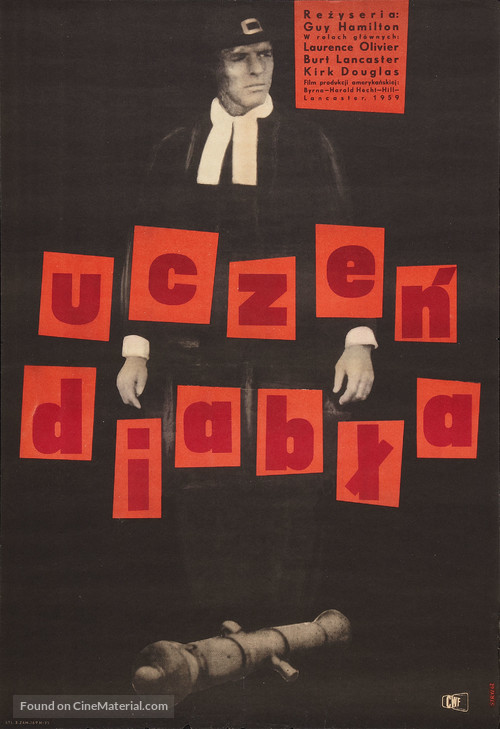 The Devil&#039;s Disciple - Polish Movie Poster