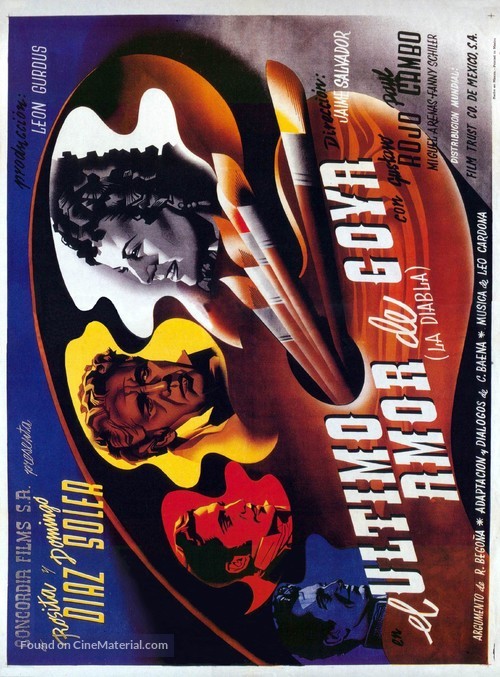 El &uacute;ltimo amor de Goya - Mexican Movie Poster