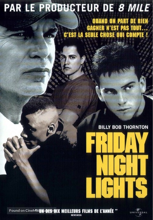 Friday Night Lights - French DVD movie cover