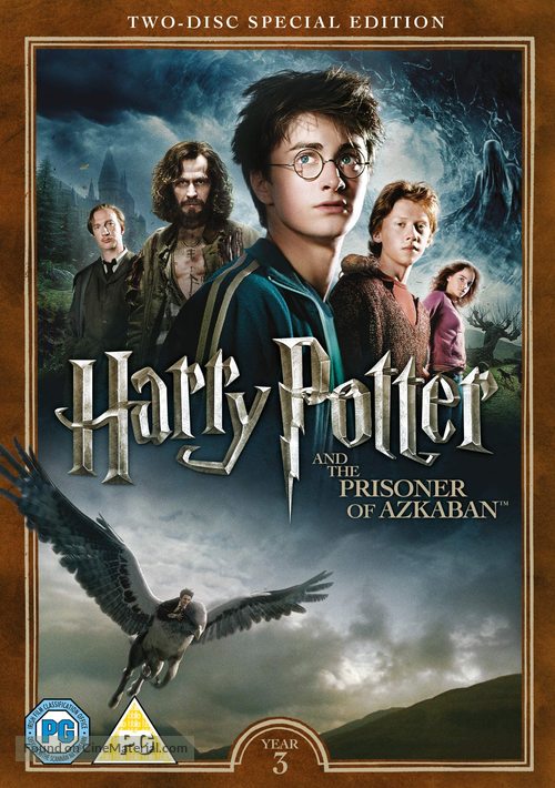 Harry Potter and the Prisoner of Azkaban - British DVD movie cover