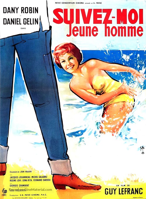 Suivez-moi jeune homme - French Movie Poster