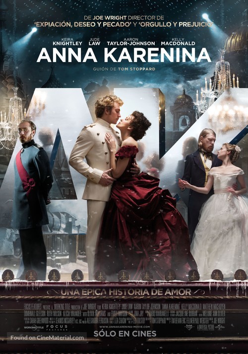 Anna Karenina - Colombian Movie Poster