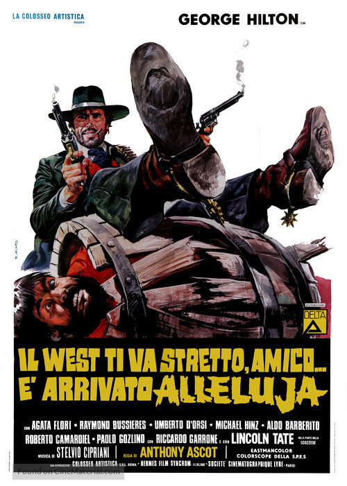 Il West ti va stretto, amico... &egrave; arrivato Alleluja - Italian Movie Poster