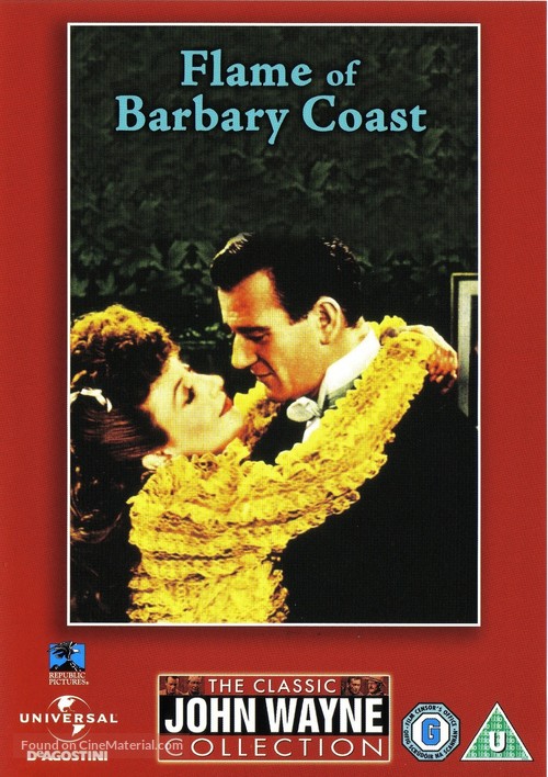 Flame of Barbary Coast - British DVD movie cover