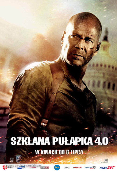 Live Free or Die Hard - Polish Movie Poster