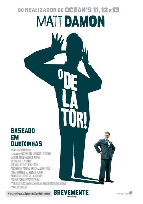 The Informant - Portuguese Movie Poster