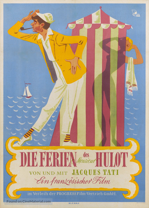 Les vacances de Monsieur Hulot - German Movie Poster