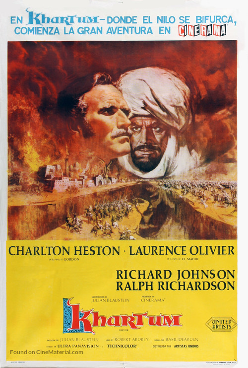 Khartoum - Argentinian Movie Poster