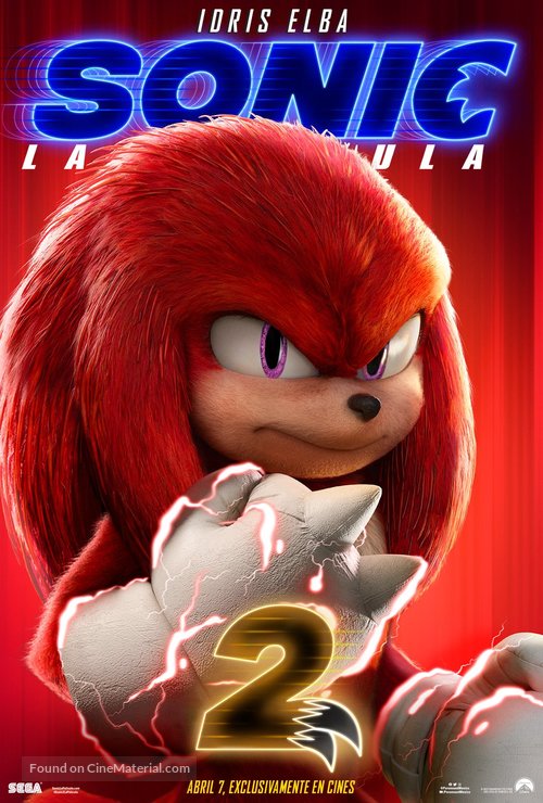 Sonic the Hedgehog 2 - Mexican Movie Poster