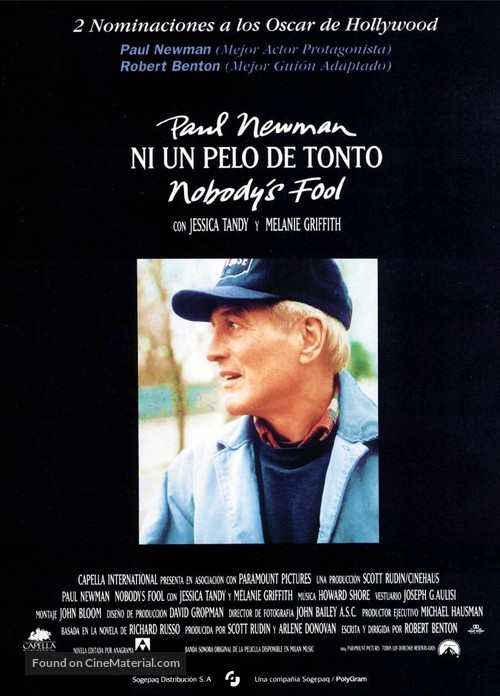 Nobody&#039;s Fool - Spanish Movie Poster