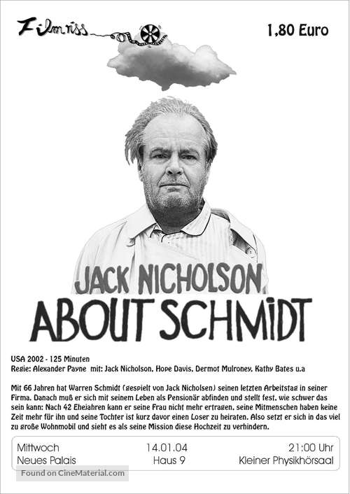 About Schmidt - German Movie Poster