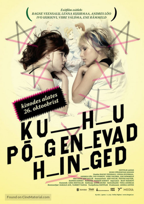 Kuhu p&otilde;genevad hinged - Estonian Movie Poster