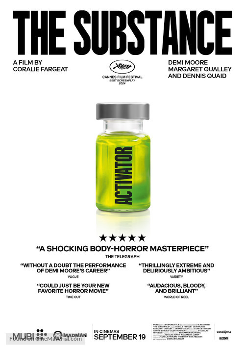 The Substance - Australian Movie Poster