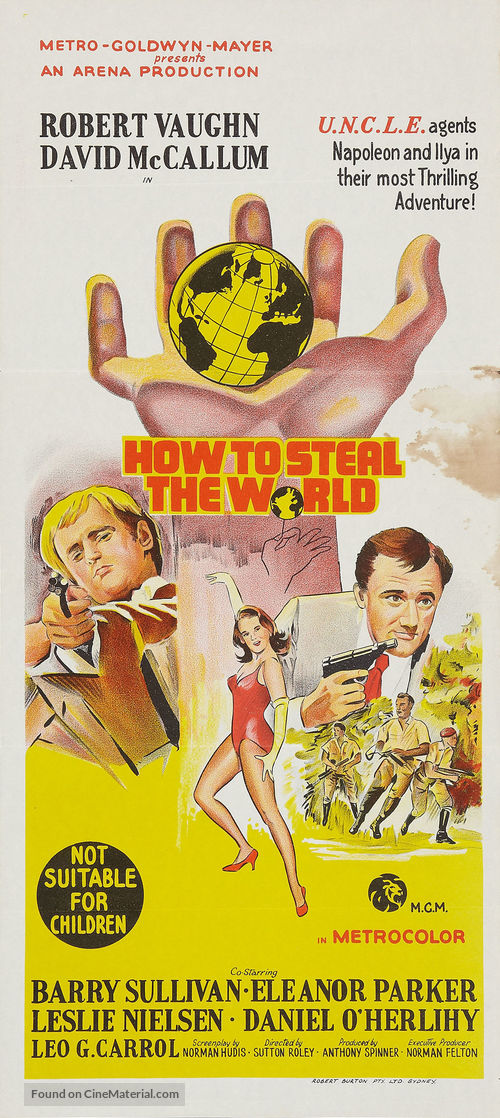 How to Steal the World - Australian Movie Poster