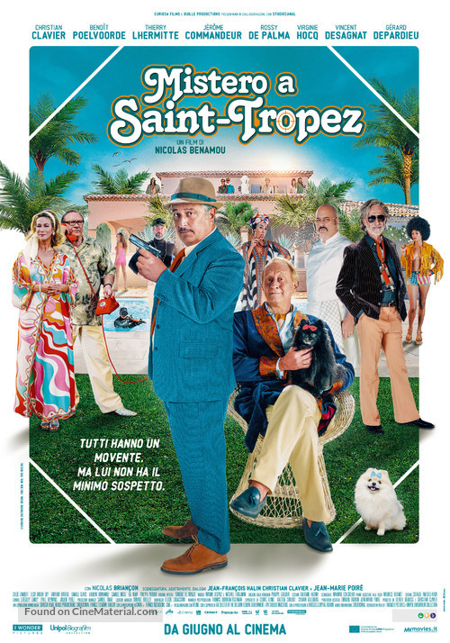 Myst&egrave;re &agrave; Saint-Tropez - Italian Movie Poster