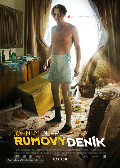 The Rum Diary - Czech Movie Poster