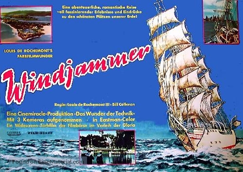 Windjammer: The Voyage of the Christian Radich - German Movie Poster