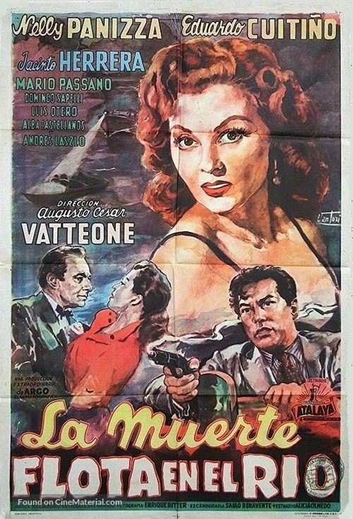 La muerte flota en el r&iacute;o - Argentinian Movie Poster