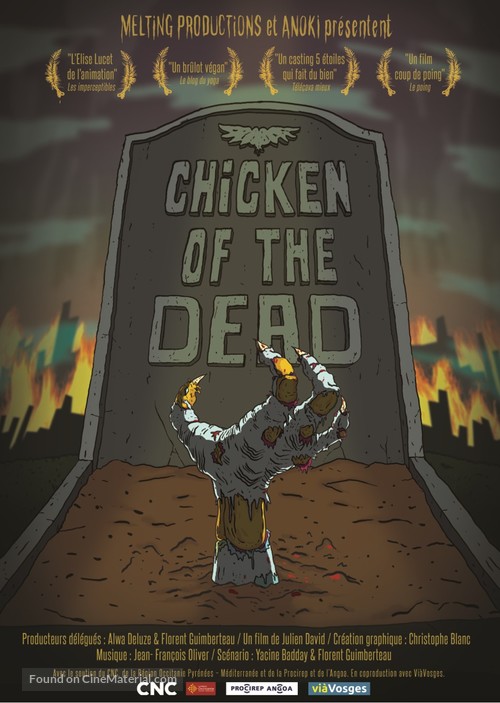 Chicken of the dead - French Movie Poster