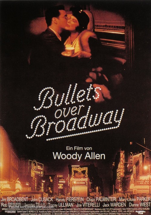 Bullets Over Broadway - German Movie Poster