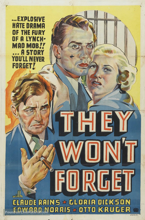 They Won&#039;t Forget - Movie Poster