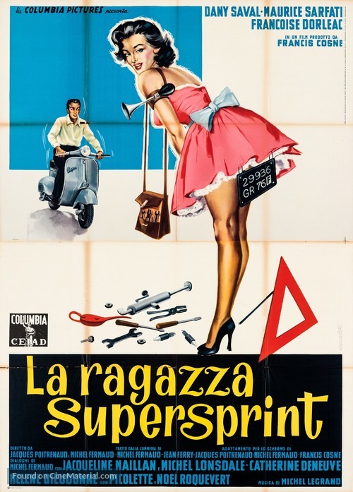 Les portes claquent - Italian Movie Poster