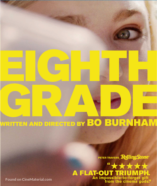 Eighth Grade - Blu-Ray movie cover