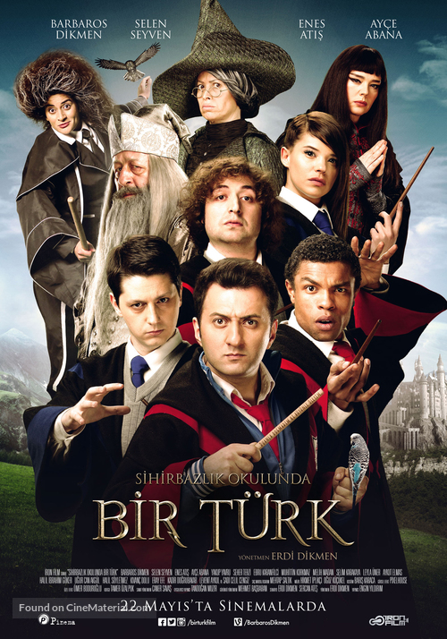 Sihirbazlik Okulunda Bir T&uuml;rk - Turkish Movie Poster