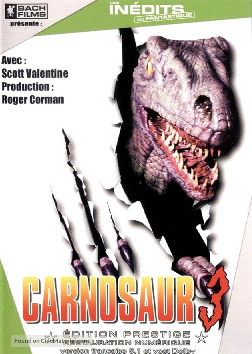 Carnosaur 3: Primal Species - French DVD movie cover
