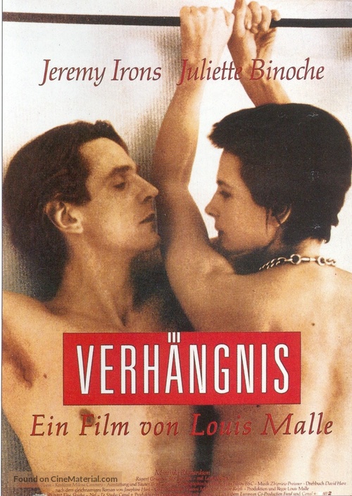 Damage - German Movie Poster