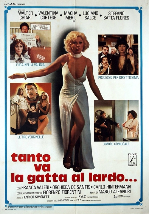 Tanto va la gatta al lardo... - Italian Movie Poster