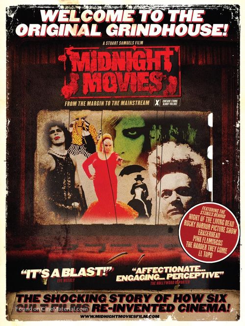 Midnight Movies: From the Margin to the Mainstream - Blu-Ray movie cover