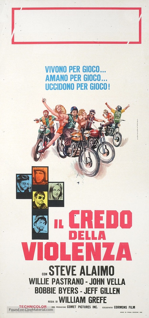 Wild Rebels - Italian Movie Poster