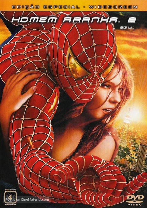 Spider-Man 2 - Brazilian DVD movie cover