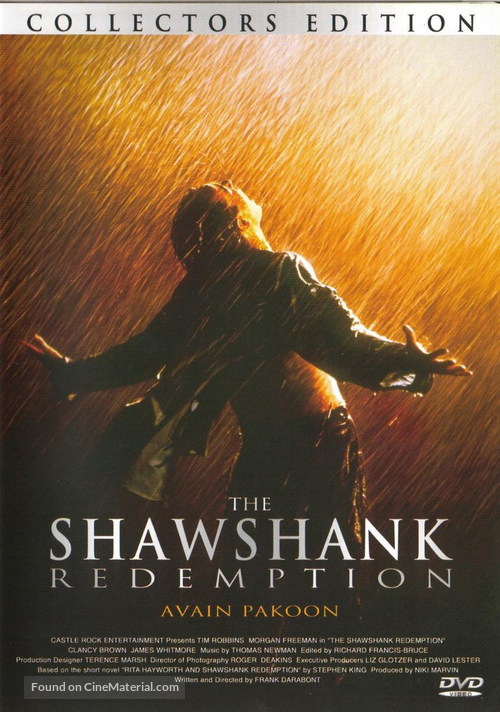 The Shawshank Redemption - Finnish DVD movie cover