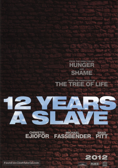 12 Years a Slave - Movie Poster