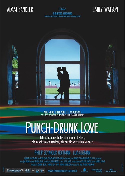 Punch-Drunk Love - German Movie Poster