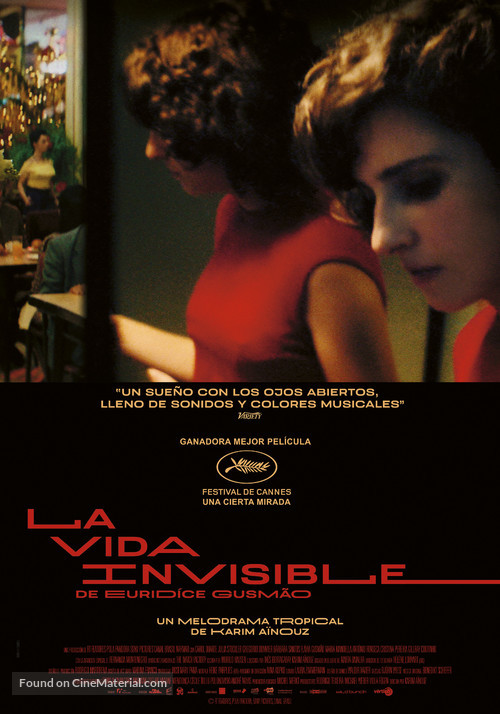 A Vida Invis&iacute;vel - Spanish Movie Poster