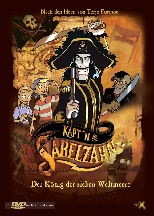 Kaptein Sabeltann - German DVD movie cover