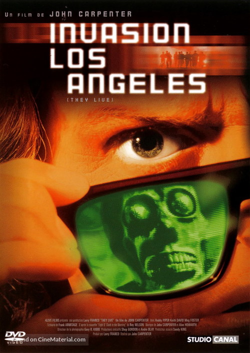 They Live - French DVD movie cover