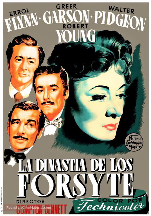 That Forsyte Woman - Spanish Movie Poster