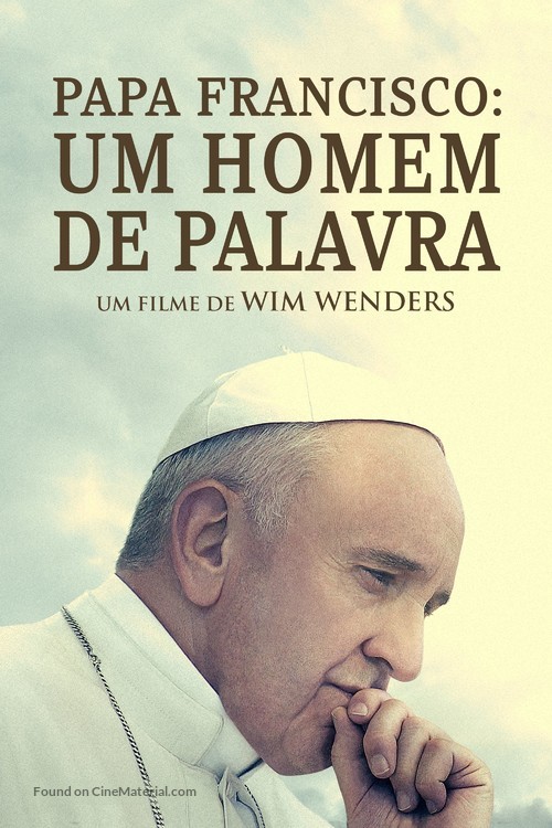 Pope Francis: A Man of His Word - Portuguese Movie Cover