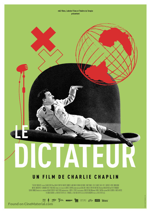 The Great Dictator - French Movie Poster