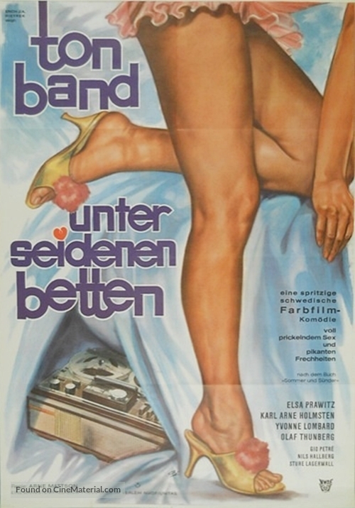 Sommar och syndare - German Movie Poster