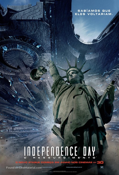 Independence Day: Resurgence - Brazilian Movie Poster