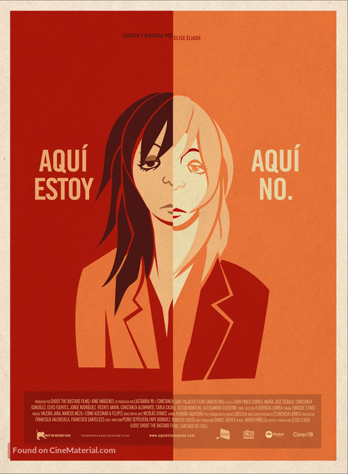 Aqui Estoy, Aqui No - Argentinian Movie Poster