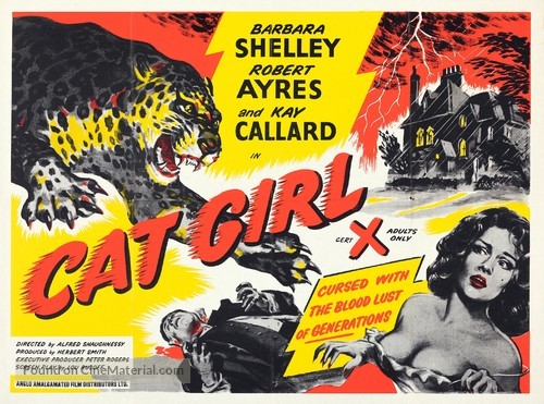 Cat Girl - British Movie Poster
