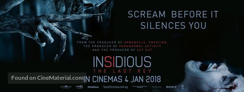 Insidious: The Last Key - Singaporean Movie Poster