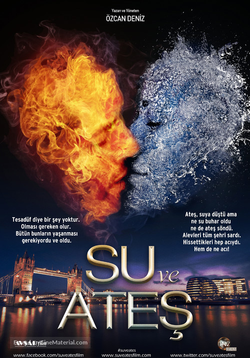 Su ve Ates - Turkish Movie Poster