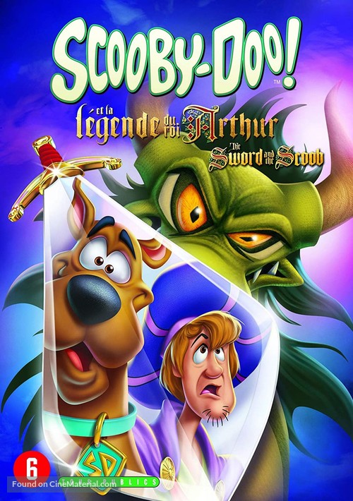 Scooby-Doo! The Sword and the Scoob - Belgian DVD movie cover